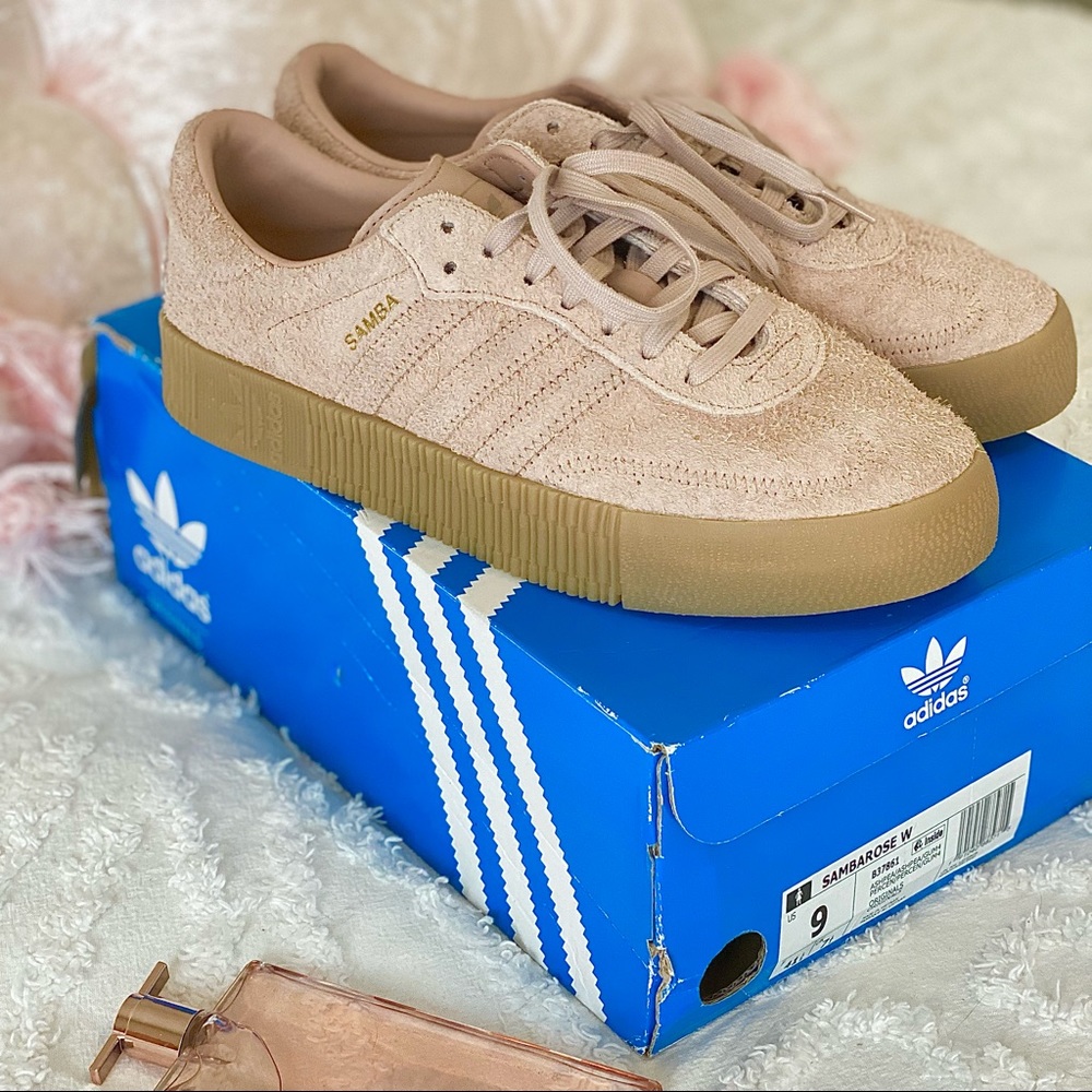Pink adidas Samba Rose Sneaker in Size 9